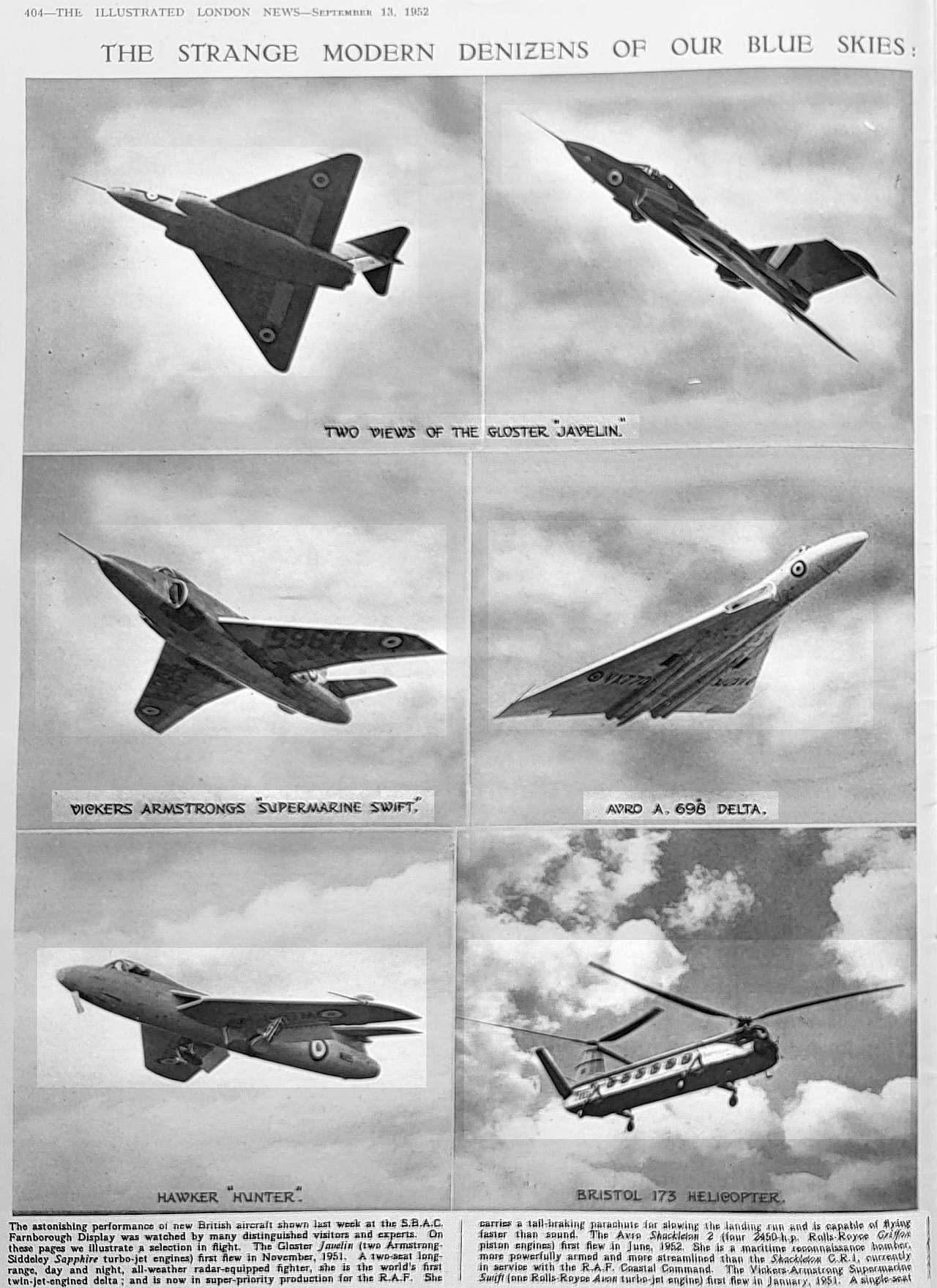 New British planes